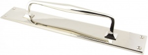 425mm Art Deco Pull Handle on Backplate